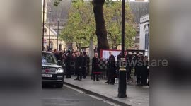Newsflare Edit - Prince Harry at Westminster Abbey on Veterans Day 2017