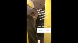Trump effect on flight attendant! It’s HUUGE!!
