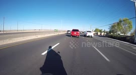 Pickup truck crashes into Car