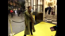 Lia Williams  attends the press night of Glengary-Glenross