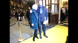Ralph and Ali Ineson   attend the press night of Glengary-Glenross at the Playhouse Theatre