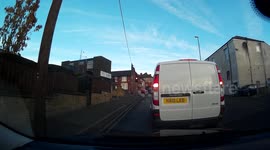 Truck destroys telegraph pole (aftermath)