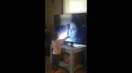 Toddler spooked by close encounter with Chucky