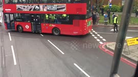 Protest/ demonstrations in Marble Arch
