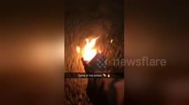 Newsflare Edit - Crazy Guy’s Play With Fire
