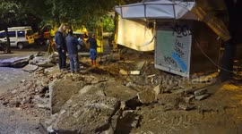 Flash fooding hits Greek city