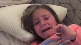 Girl, 5, gets emotional as she watches John Lewis Christmas ad