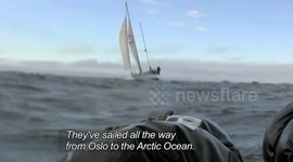 Picked up from polar expedition by sailboat.