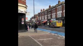 Fire at a flat in Tooting