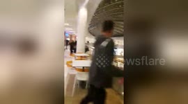 Shoppers flee mall after quake strikes northern Iraq