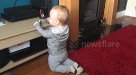 Baby twerks to bangin' UK grime track