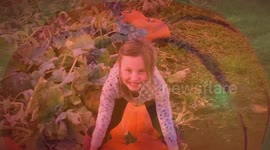 Cutest 5 Year Old YouTube Presenter Pumpkin Patch Adventure