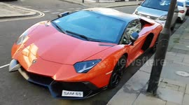Lamborghini seen in London's Knightsbridge