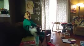 Opening Christmas Presents
