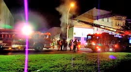 2nd alarm with Rescue x4 at Commercial Building Fire