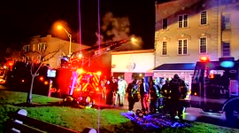 Commercial Building Fire with Rescue X4