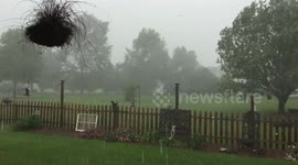 MUST SEE VIDEO! Possible Tornado, Straight-line Winds, or Microburst! Dothan Alabama Weather