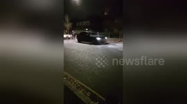 Youths filmed attacking car in west London on Halloween