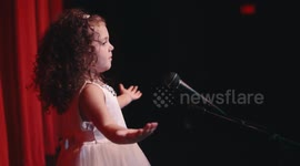 4 year old Sophie Fatu sings