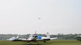 wing walking video from ground