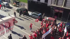Manifestation FO à Marseille contre le gouvernement