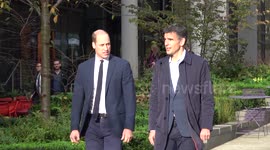Prince William arrives at Google HQ to launch anti-bullying plan