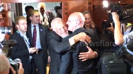 Bernard Laporte cheers up minutes after France awarded Rugby World Cup 2023