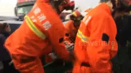 Massive pile-up on Chinese highway killing 18