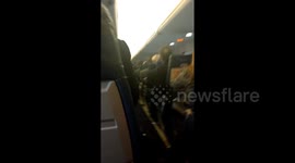 Severe turbulence in strong winds caught on camera