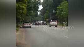 Newsflare Edit - Mugabe motorcade 'enters State House'