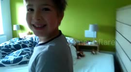 Brutal wake up for Dad!