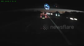 Idiot Driver in a Fiesta on the A/M42 southbound heading towards Tamworth Dashcam footage
