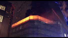 Firefighters tackle blaze at Clerkenwell Road, London