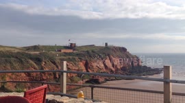 View from south beach cafe, Haven, Sandy Bay Site