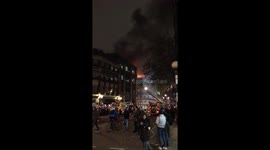 Fire on Clerkenwell Road London