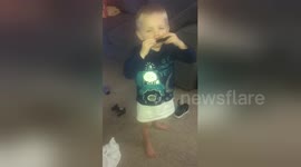 Newsflare Edit - Mouth organ baby