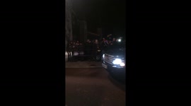 Unexpected night arrival of Queen Elizabeth II