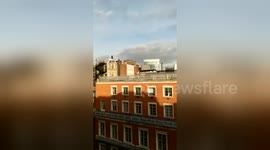 Newsflare Edit - Batman on a roof in London