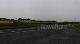 Thunderstorm Hail Storm On Omagh Road - June 8th 2014