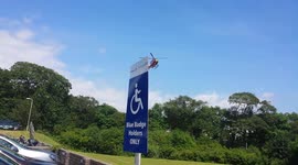 Cornwall air ambulance arriving at a Devon hospital