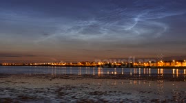 Noctilucent Clouds 09/06/13 Timelapse