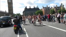 World Naked Bike Ride In London