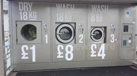 New outside washing vending machines