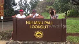 Pali Look Out in Honolulu, Hawaii
