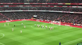 Arsenal vs Tottenham- 18 Nov 2017 - Shkodran Mustafi Goal (Header)