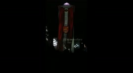 3D projection on the tower wall