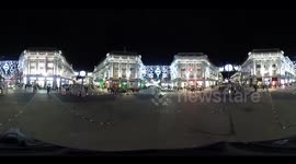 Oxford Circus Lights In 360