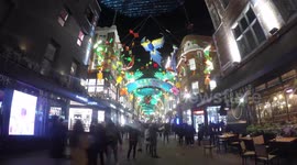 A Time Lapse Of Carnaby Streets Christmas Decorations