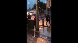 Car Crash In London Ends In Brawl