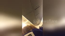 Newsflare Edit - Failed PA system on BA flight to Vegas resulting in 10 hours enduring this horrific noise. Pilot wanted to move us, however, no seats available & issued with noise cancelling headphones that didn’t help. BA now saying it want an issue